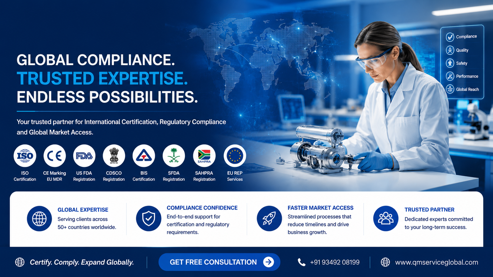 Global consultancy for compliance and expertise